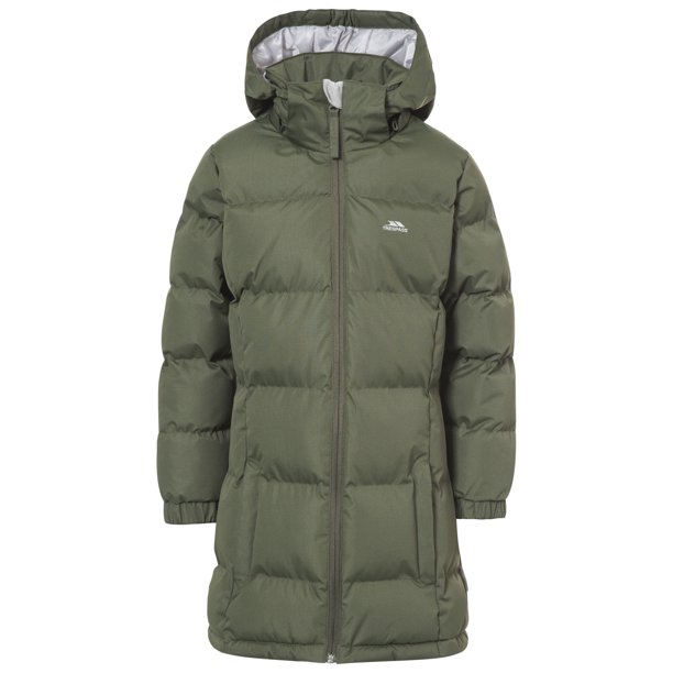 Trespass - Chaqueta acolchada Modelo Tiffy para niñas (Musgo) Trespass UTTP762_moss