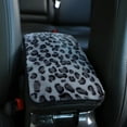 thumbnail image 2 of 2pcs Car Armrest Seat Box Cover Auto Center Console Pad Plush Armrest Cover for Car, 2 of 8