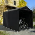 thumbnail image 2 of Costway 7 x 5.2' Heavy Duty Storage Shelter Outdoor Bike Storage Tent with Waterproof Cover, 2 of 11