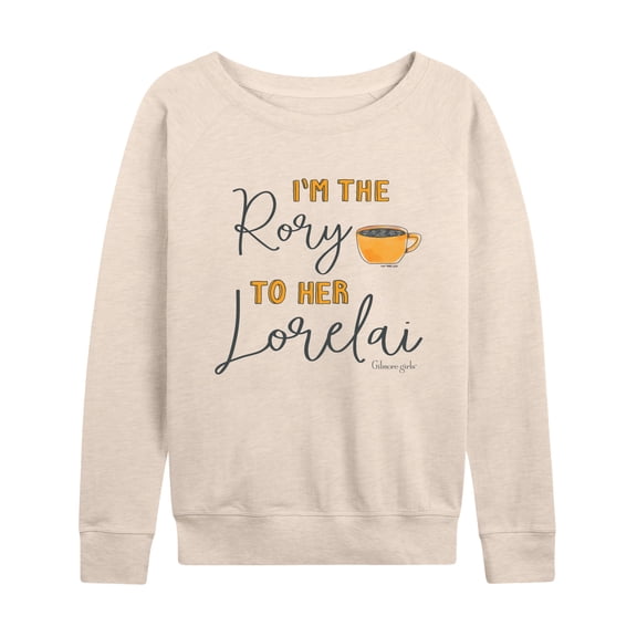 Gilmore Girls - I'm The Rory Lightweight French Terry Wide Neck Long Sleeve Graphic Shirt
