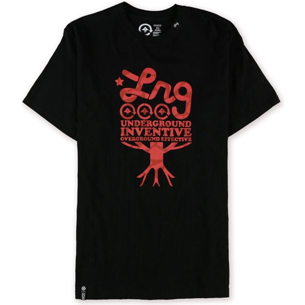 Camiseta gráfica para hombre LRG Core Collection Six color negro XX-Large