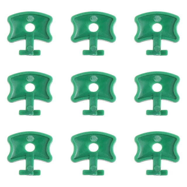 Pince en Plastique Vert pour Accessoires de Serre de Jardin Durable Robuste Réutilisable s'Adapte à Divers Luminaires 250 Pcs