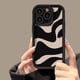 thumbnail image 2 of Funda con patrón de celosía y rayas de cebra para iPhone 11, 12, 13, 14, 15, 16 Pro Max, X, XR, XS Max, 7, 8Plus, funda protectora suave para cámara, 2 of 5