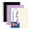 Black+ Purple+Beige, variant on ONAVIA 3 Subject Notebook, College Ruled Spiral Notebook with 3 Divider Pockets, 3 Pack, 9" x 11", Poly Cover, 3 Hole Punched for College & Work, 150 Sheets, Light Pink