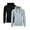 Black & Heather Grey, variant on Galaxy By Harvic Mens Heavyweight Fleece Lined Pullover Hoodie 2 Pack(M-2XL)