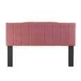 thumbnail image 4 of Tufted Headboard, Full Queen Size, Velvet, Pink, Modern Contemporary Urban Design, Bedroom Master Guest Suite, 4 of 8