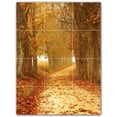 thumbnail image 1 of Picture-Tiles.com: Autumn Ceramic Tile Wall Mural WAL500028-34XL. 36"W x 48"H using (12) 12" x 12" Ceramic Tiles-Satin Finish, 1 of 3