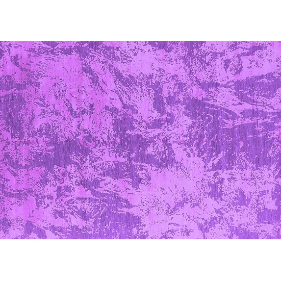 Ahgly Company Indoor Rectangle Oriental Purple Industrial Area Rugs, 8' x 10'