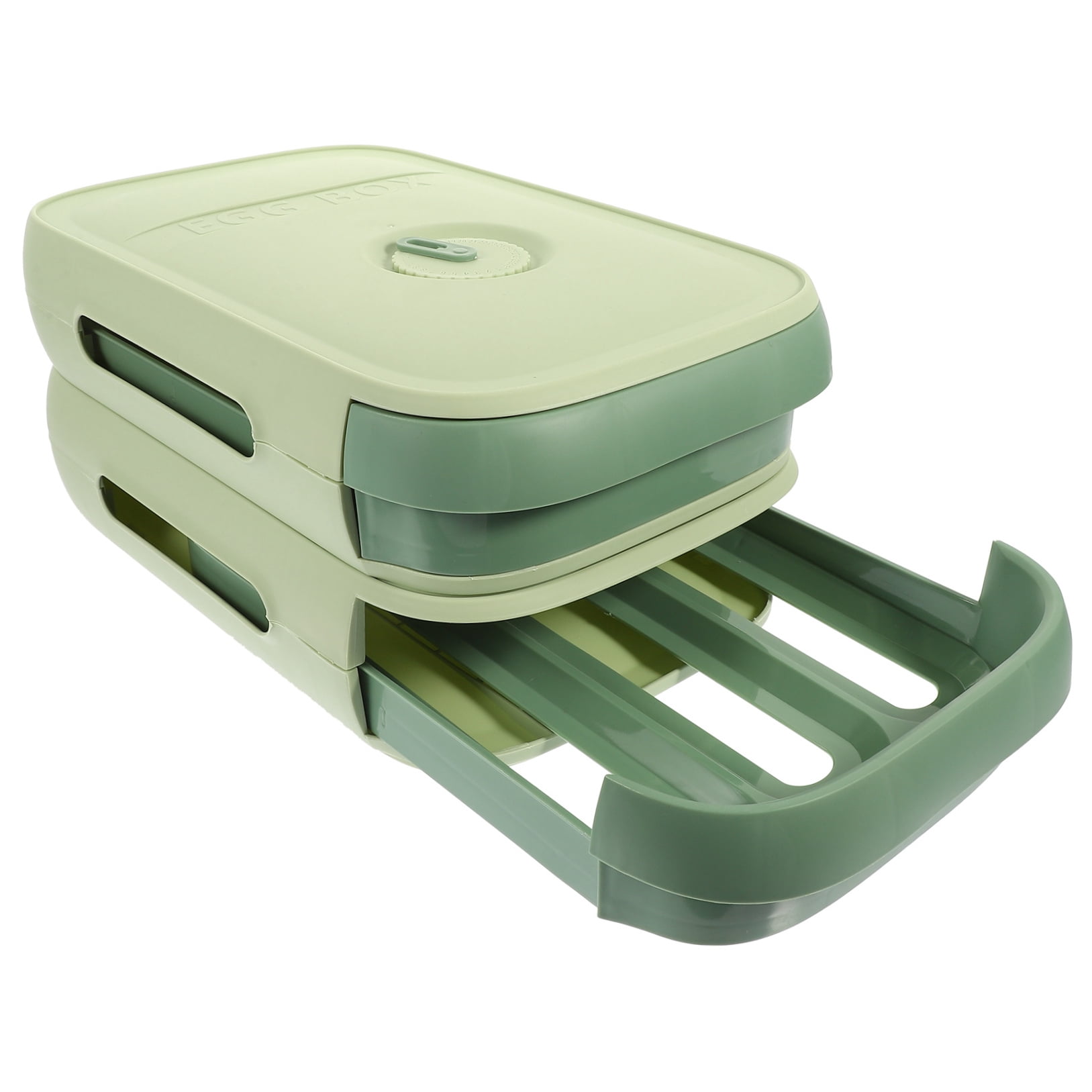 WHAMVOX  Refrigerator Egg Storage Case Fridge Shelf Holder Container Keep and