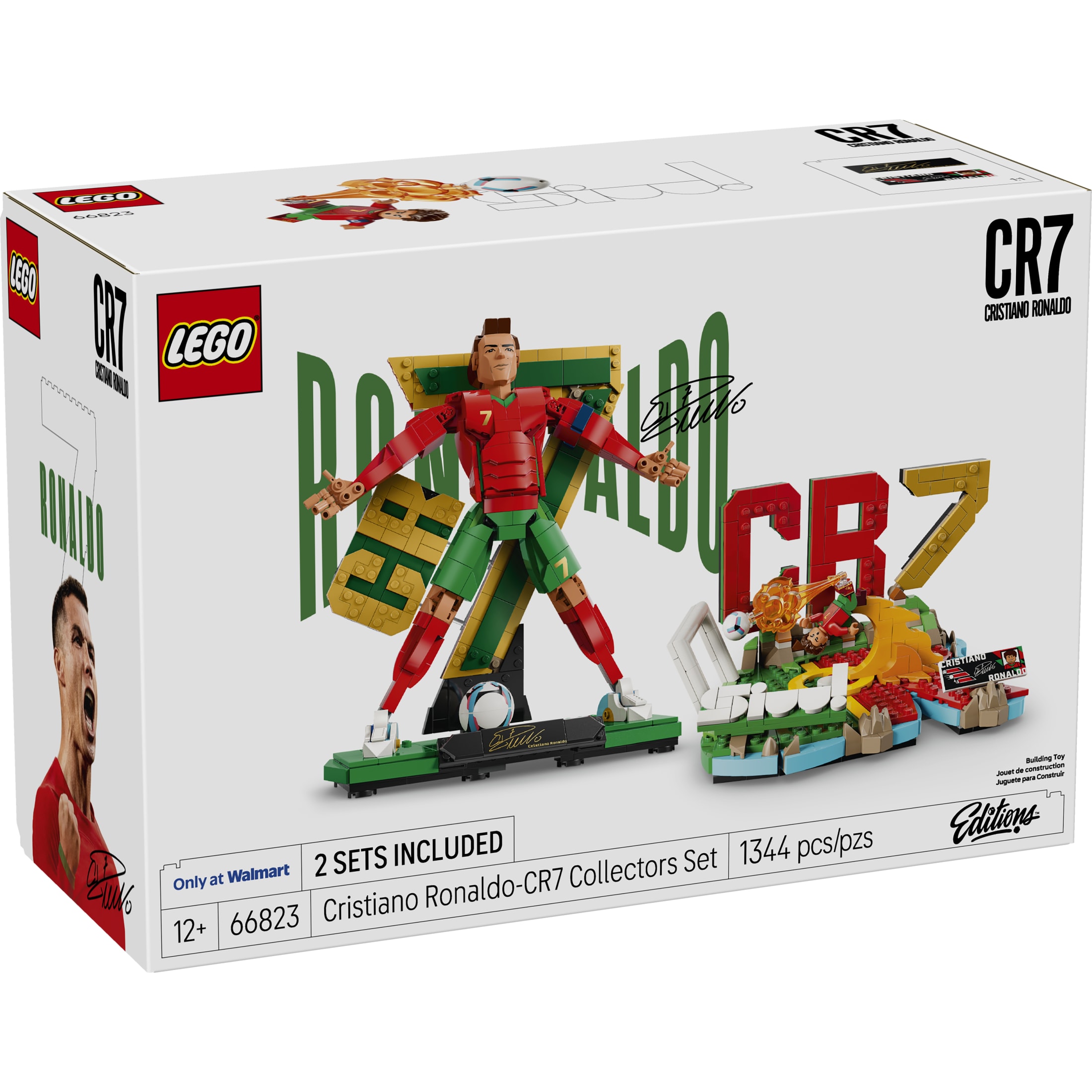 LEGO Ediciones Cristiano Ronaldo - Set de Colección Co-Pack - Juguete de Construcción para Niños - Coleccionable de Fútbol - Decoración Deportiva para Niños y Niñas, Mayores de 12 - Idea de Regalo para Fans del Fútbol - 66823 2