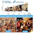 thumbnail image 3 of Christmas Led Projection Lamp, Ip65 Outdoor Christmas Snowflake Projector With Remote Control Timer Kr, 3 of 5