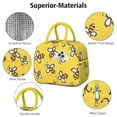 thumbnail image 4 of Bumble Bee Gift Lunch Tote - Honeycomb Pattern Insulated Reusable Lunch Bag, Durable & Lightweight, Perfect for Women, Students, Health-Conscious Preppers, 4 of 6