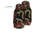 thumbnail image 4 of LAKIMCT Skull Snake Red Roses Car Seat Covers Vehicle Front Seat Covers Universal Fit Seat Protector, 4 of 9