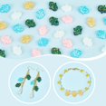 thumbnail image 6 of 30pcs Randomly Mixed Bling color Hamsa Hand Beads Imitation Opal Resin Beads 1mm Hole Flat Hand of Fatima Spacer Beads for Bracelet Necklace Jewelry Making 14x12x3mm, 6 of 9