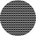 thumbnail image 1 of Ahgly Company Tapis Rond Lavable en Machine Intérieur Transitionnel Noir Charbon, 3 Pieds Rond, 1 of 7