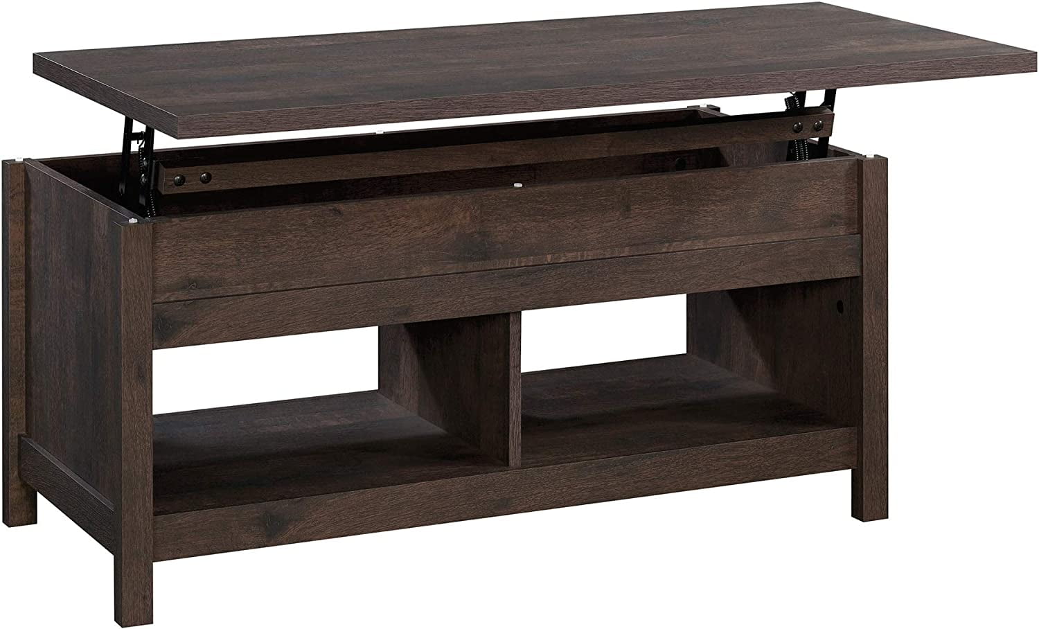 GUAIPOU Cannery Bridge Lift Top Coffee Table, Mystic Oak finish
