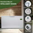 thumbnail image 2 of Hamilton Beach 14 Cu Ft Chest Freezer, White Double Door Deep Freezer for Garage, Basement, Business, Bulk Storage, 2 of 30