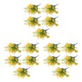 thumbnail image 1 of Baohd 5pcs/set Arrangement de Fleurs Artificielles Réalistes Entretien Faible et Réaliste Jaune 3Set, 1 of 6