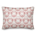 thumbnail image 2 of Creative Products Interlocking Hearts Pattern 14x20 Spun Poly Pillow, 2 of 3