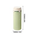 thumbnail image 3 of 4-In-1 Travel Dispenser Bottle Set, English Version Portable Cosmetic Container, Leakproof Refillable Bottle for Shampoo Lotion Toiletries, Perfect for Business Trip and Vacation Travel, 6*2in, Green, 3 of 12