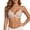 Gray, variant on White Bras for Women Seamless Sexy Deep V French Triangle Cup Soft Low Impact Wirefree Braletts