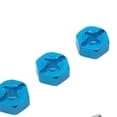 thumbnail image 2 of Adaptadores de eje de rueda de 4 piezas, adaptador de conversión de eje de rueda metal universal mm para vehí Azul CUTICAT Adaptador hexagonal para cubo de rueda, 2 of 4