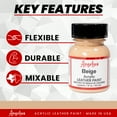 thumbnail image 2 of Angelus® Acrylic Leather Paint, 1 oz., Beige, 2 of 9