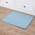 thumbnail image 4 of Summer Cooling Mat for Dogs Cats Ice Silk Self Dog Cooling Mat Breathable Pet Crate Pad Portable & Washable Pet Cooling Blanket for Outdoor or Home (24.80"*19.69", Blue), 4 of 5