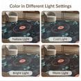 thumbnail image 7 of ODIKA Note Guitar Vinyl Disc Border Shape Motifs Piano Keyboard Music Cd Refined for Living Room, Under Sectional, Family , Non-Slip Flatwoven, 7 of 7
