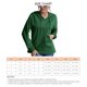 thumbnail image 5 of Sudaderas con Capucha para Mujer Sueltas Informales Material Suave y Transpirable Estilo Simple y Moderno Sudadera con Capucha para Mujer para Fiesta Trabajo Viajes GreenS XL, 5 of 5