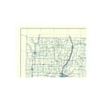 thumbnail image 4 of Historic County Map - Collin County Texas - Highway Department 1936 - Vintage Wall Art, 4 of 4