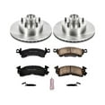 thumbnail image 3 of Power Stop Front Stock Replacement Brake Pad and Rotor Kit KOE2908, 3 of 8