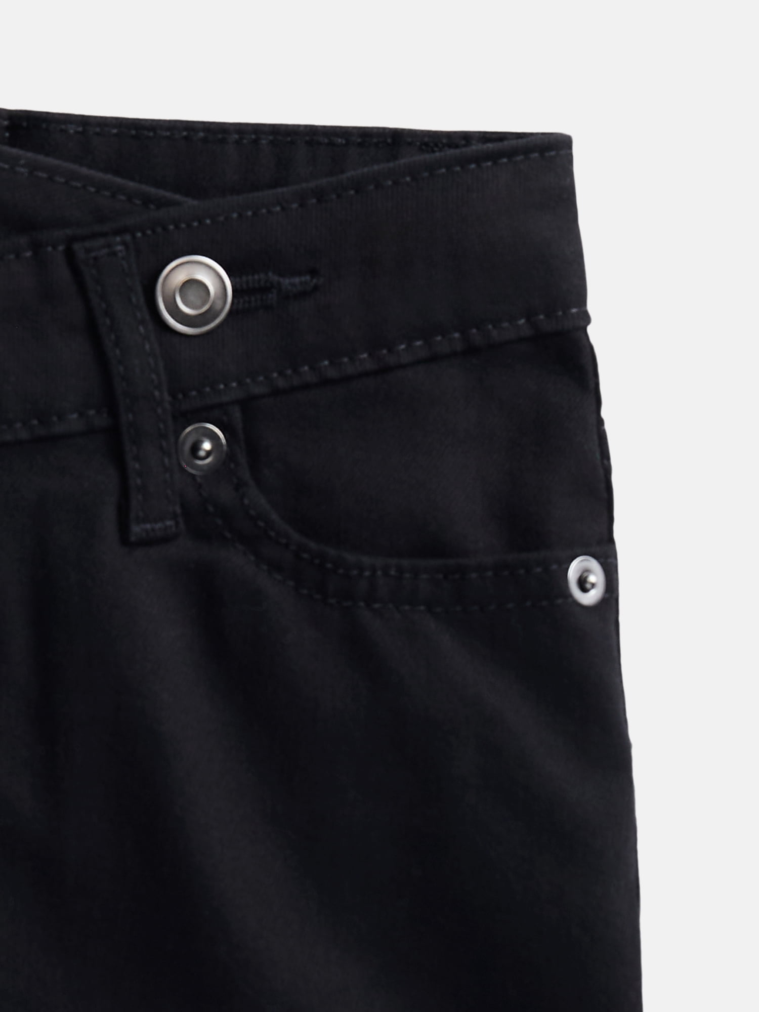 Wonder Nation Girls Crossover Denim Shorts, Sizes 5-18