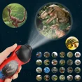 thumbnail image 5 of Proyector de dinosaurios para educación temprana de niños, juguete de luz, linterna para dormir, lámpara de proyección de mundo submarino, juguetes educativos para bebés, 5 of 5