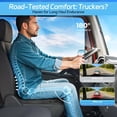 thumbnail image 5 of Memory Foam Truck Seat Cushion - L Shaped Ergonomic Design for Lower Back & Tailbone Support, Long Drive Comfort for Semi Truck, Car, Office Chair, 5 of 7