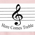 thumbnail image 3 of CafePress - Here Comes Treble .. Women's Pink T Shirt - Women's Classic T-Shirt, 3 of 4