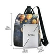 thumbnail image 3 of FORMRS Women's Travel Backpack Purse Anti-Theft Hidden Pockets Casual Shoulder Bag, Watercolor Astronaut, 3 of 7