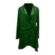 thumbnail image 4 of Vestido de lentejuelas Prolriy para mujer, moda de otoño e invierno, falda con cintura brillante, vestidos festivos para mujer, vestido de Nochevieja 2024, verde XL, 4 of 4