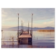 thumbnail image 2 of Wooden Boardwalk to Clear Sea Water - Impression sur Toile Pont, 2 of 3