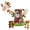 Jungle House, variant on NCQ 6pcs Insect Finger Puppets Bringing a Flowers House, Novelty Animals Toys Puppet for Kids, Storytelling Role-Playing Plush Finger Puppets Gifts for Boys and Girls