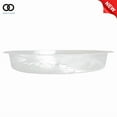 thumbnail image 3 of 5 Pack 10 Inch High Quality Clear Thicking Plastic Plant Flower Saucer Drip Tray, 3 of 6