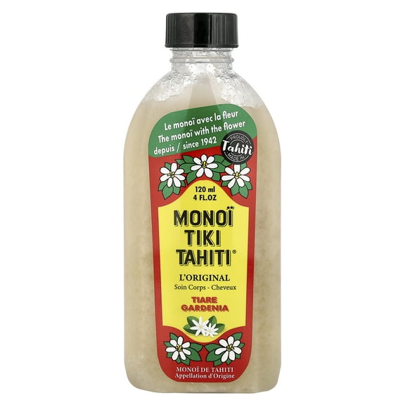 Monoi Tiare Cosmetics Coconut Oil Gardenia (Tiare) 4 oz Oil