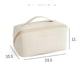 thumbnail image 3 of Cosmetic bag, toiletry bag, beige, makeup organizer, travel accessory., 3 of 4