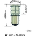 thumbnail image 3 of PA LED 2PCS 20SMD 1157 BAY15D Yellow Auto Bulb 12V for Turn Signal Side Marker Stop Backup Tail Light, 3 of 3