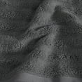thumbnail image 2 of Brooklyn Loom Textured Zero Twist Grey 6 Piece Towel Set, Solid Color, Oeko-TEX Certified, 2 of 6