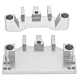 thumbnail image 4 of Servo Base Mount, Improve Performance Steering Gear Bracket With Mounting Screws For 1/12 RC Car Silver, 4 of 8
