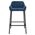 thumbnail image 2 of Set of 2 Modern Velvet 26" Counter Stool, 2 of 7