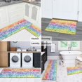 thumbnail image 5 of Pioneer Flower Floral Print Pattern Kitchen Rugs Sets Of 2,Anti Fatigue Kitchen Mat Rugs Non Slip Washable,Decorative Kitchen Floor Mats for Kitchen,Sink,Laundry,17"x30"+17"x47", 5 of 7