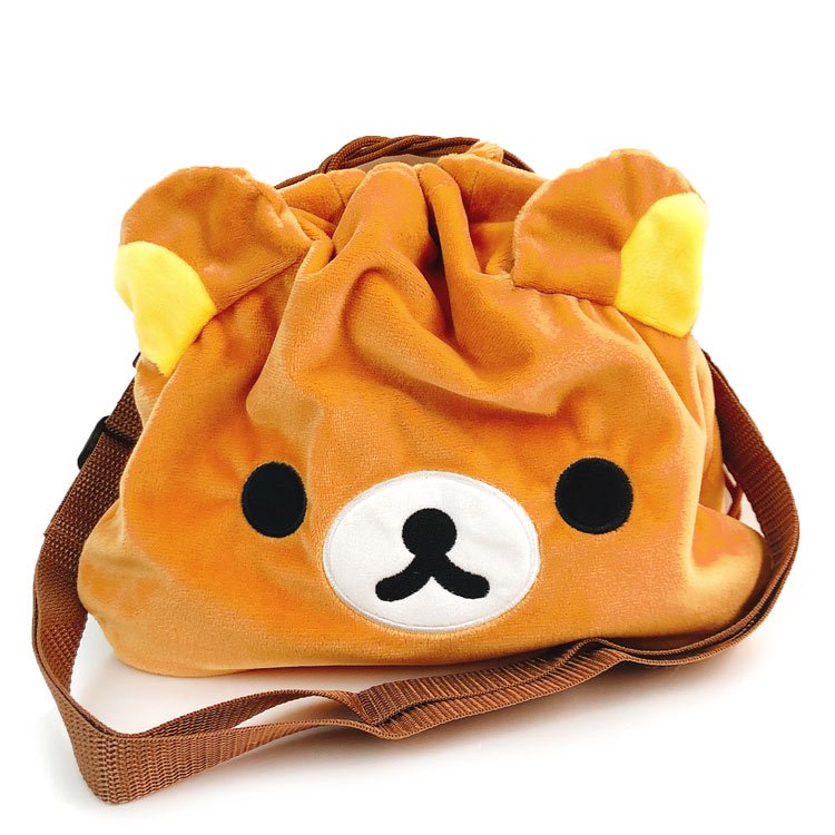 Rilakkuma Cherry Blossom Cosmetic Bag - Purple