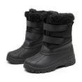 thumbnail image 2 of DREAM PAIRS Kids Winter Snow Boots Boys & Girls Outdoor Waterproof Mid-Calf Boot Black Size 3, 2 of 7